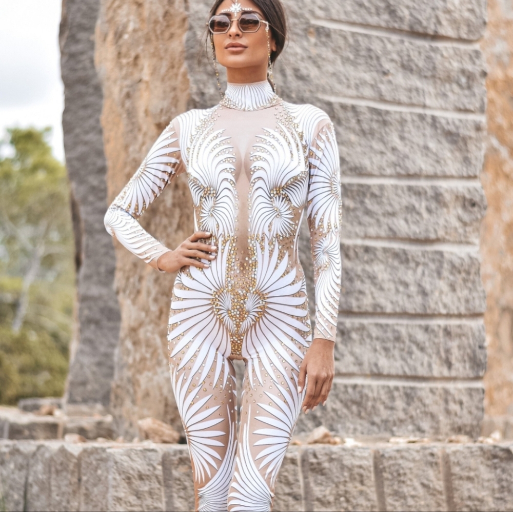 Dance performance jumpsuit